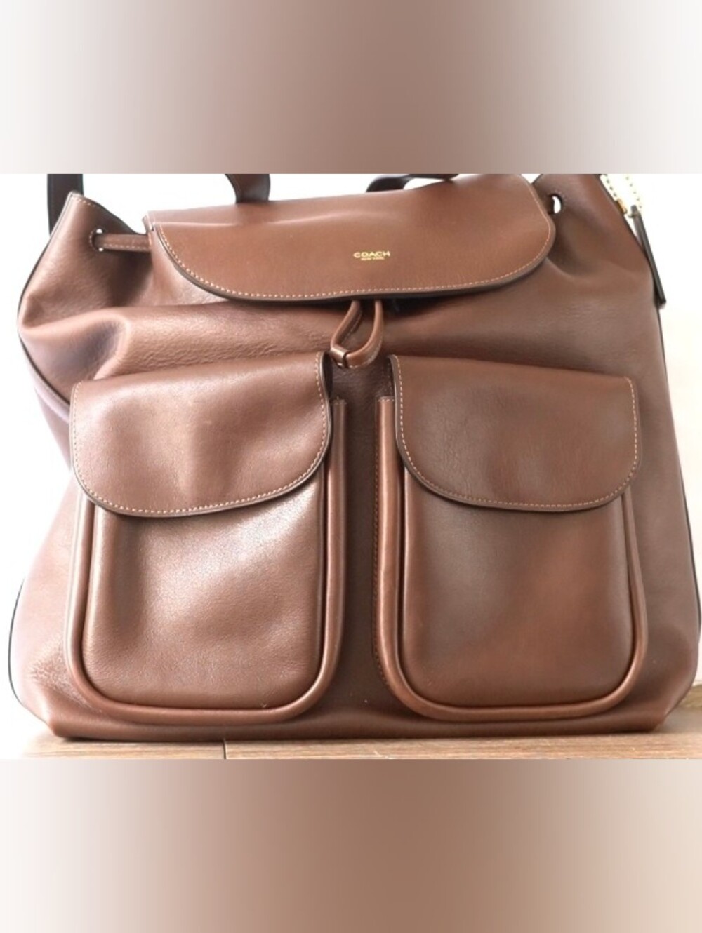 Coach Crosby Backpack In Maple